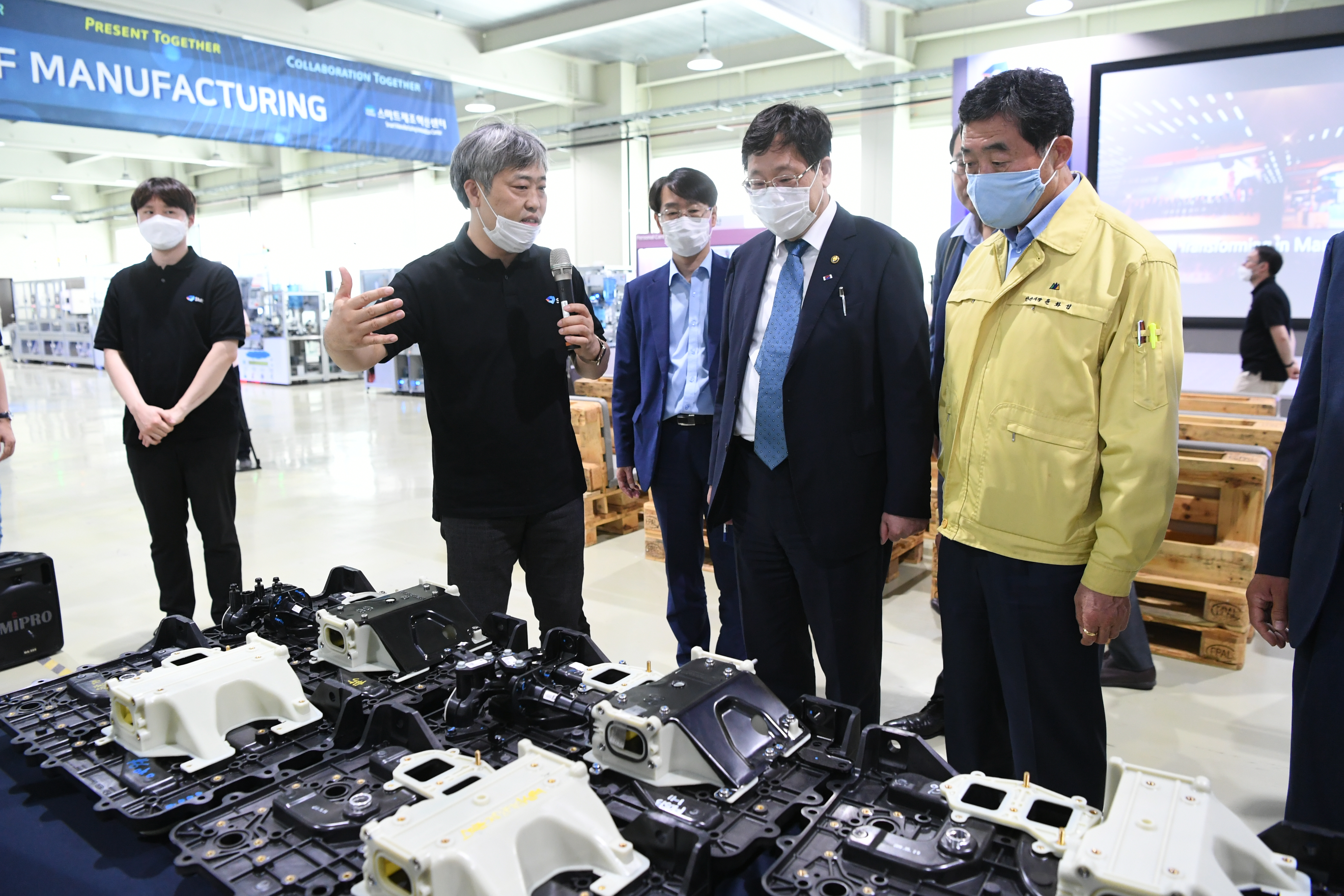 윤화섭 시장, 한국판 그린·디지털 뉴딜 현장 간담회 참석