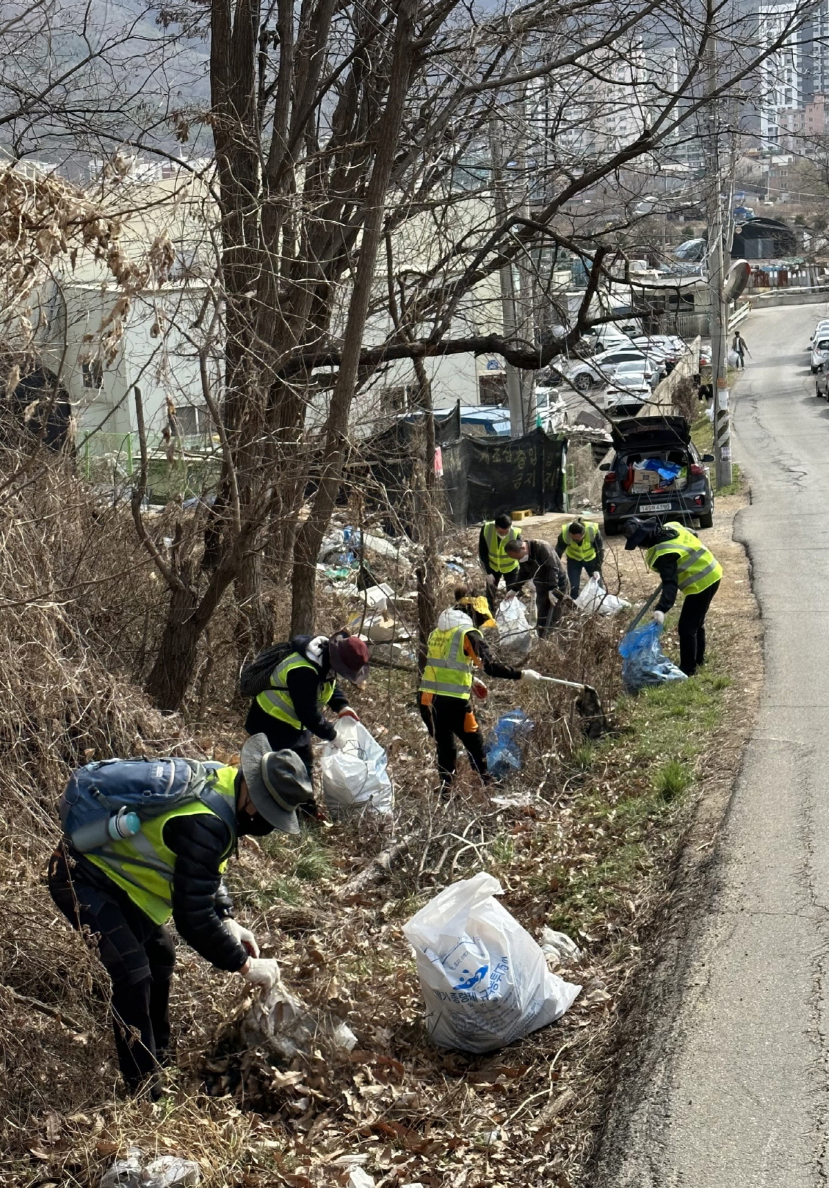 안산시 상록구, 시 외곽 경계 지역 환경정화 활동 펼쳐