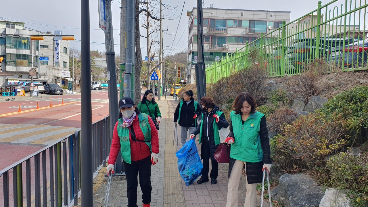 안산시 월피동 새마을회, 지역 환경정화활동 시행