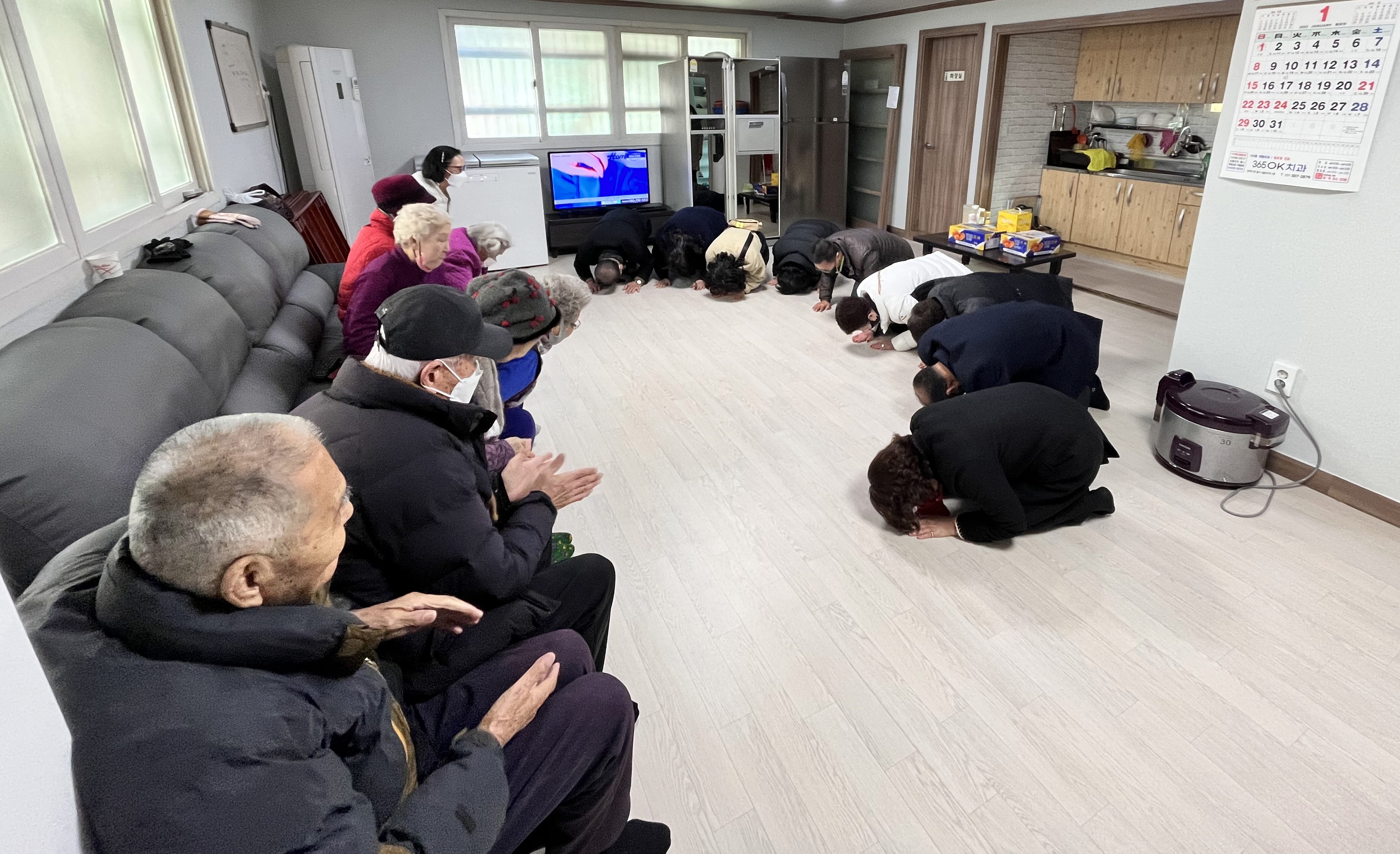 안산시 고잔동, 설맞이 관내 경로당 및 자율방범대 위문 방문