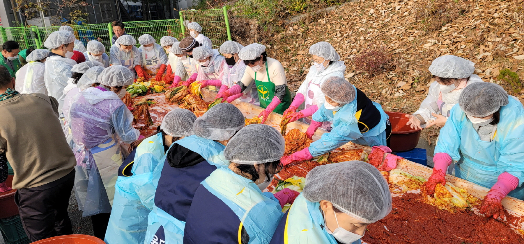 안산시 와동, 사랑의 김장 행사 개최
