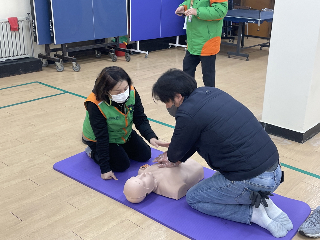 안산시농수산물도매시장, 유통종사자 대상 심폐소생술 교육 실시