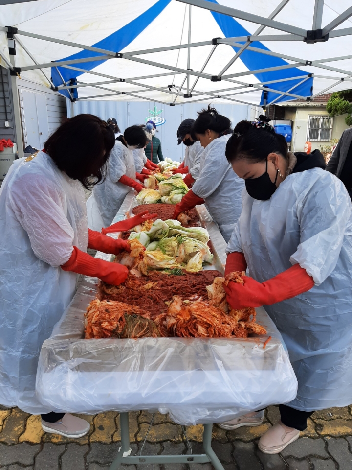 안산시 부곡동 바르게살기위원회, 사랑의 김장나눔
