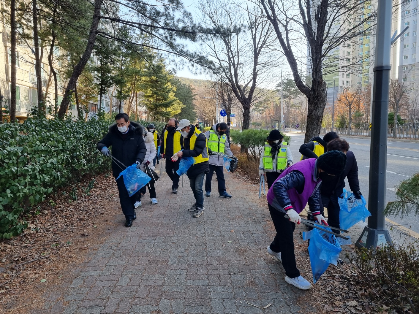 안산시 성포동, 계묘년 설맞이 직능단체 합동 환경정화활동