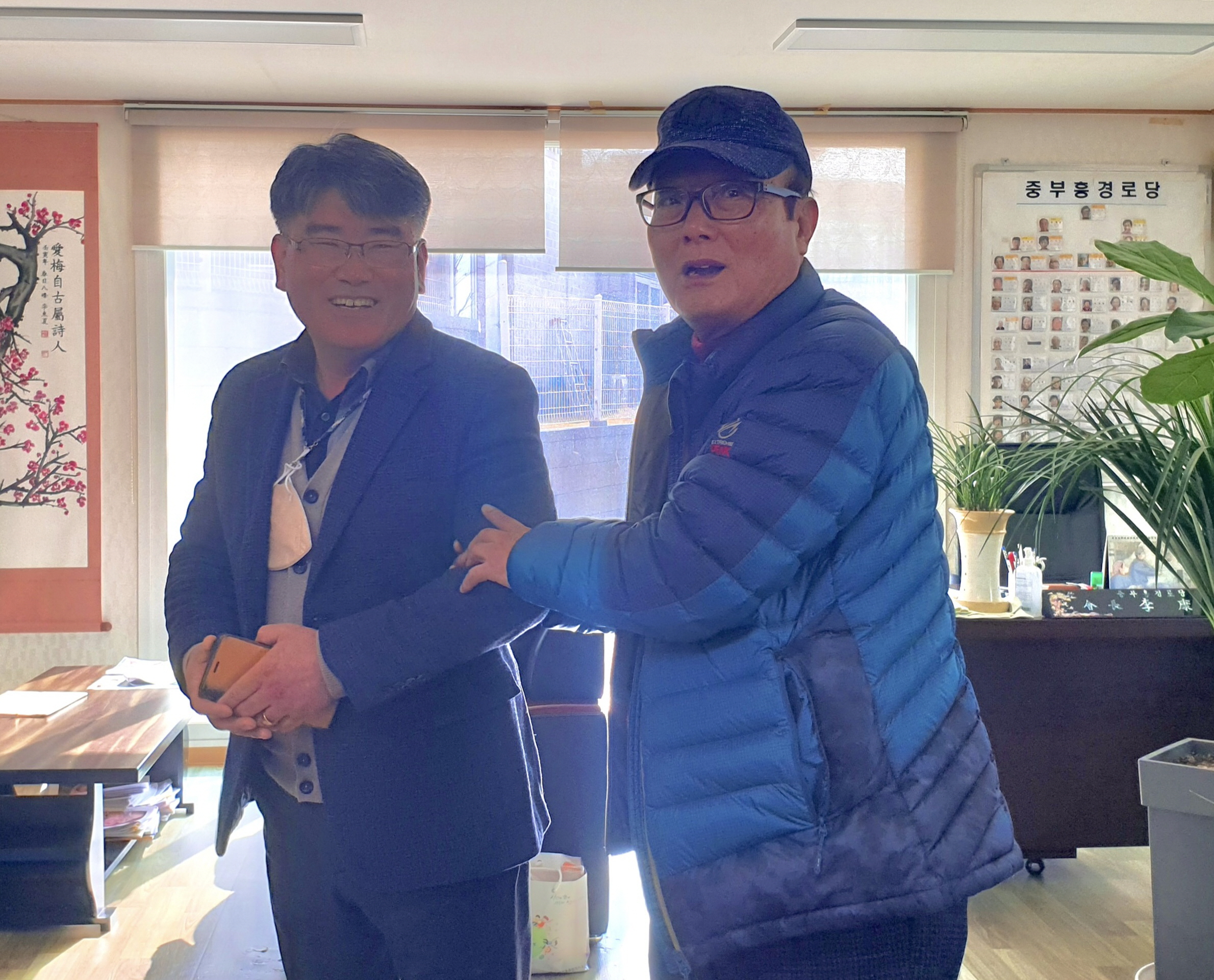 안산시 대부동, 새해맞이 관내 경로당 방문