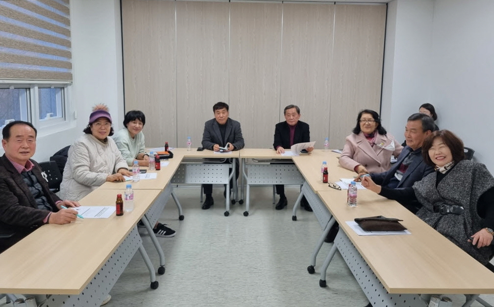 안산시 성포동 8개 직능단체장, 튀르키예 지진 성금 전달