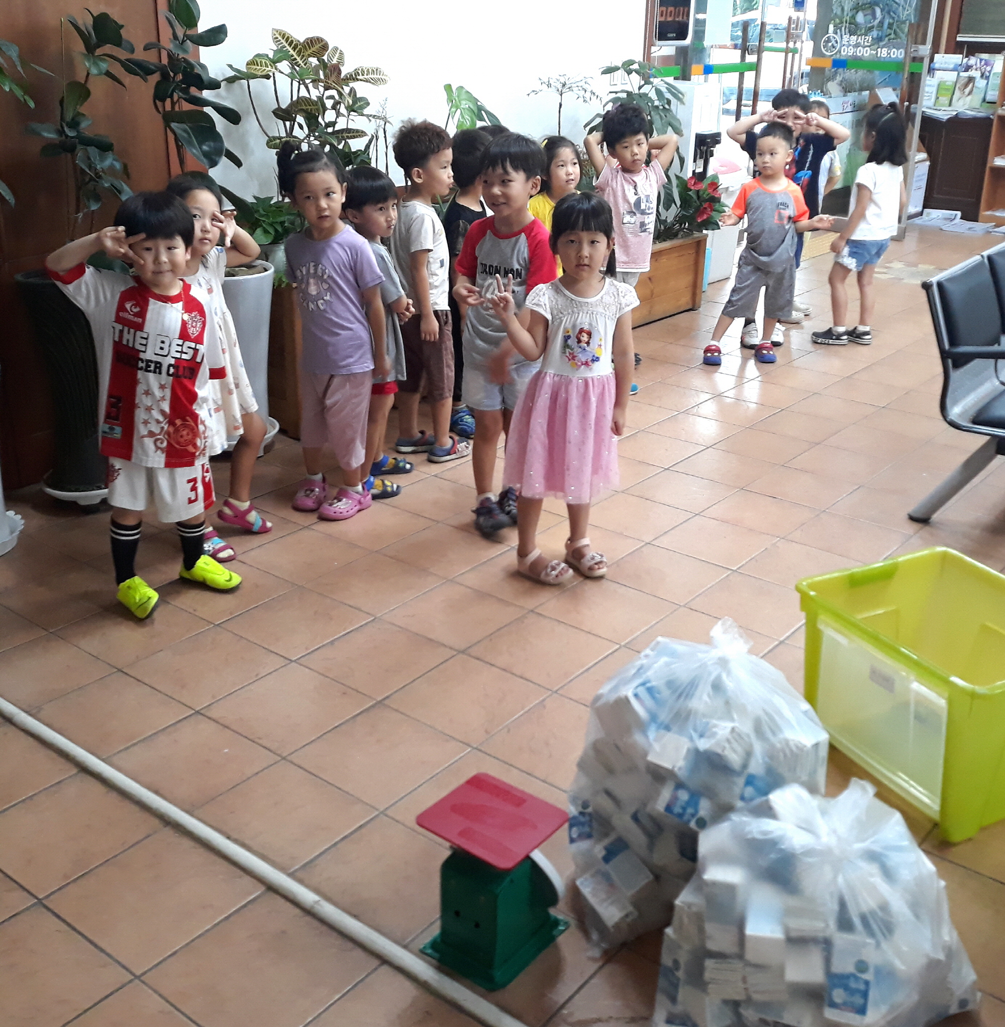 백운동, 시립 대덕어린이집과 함께 자원 재활용 실천