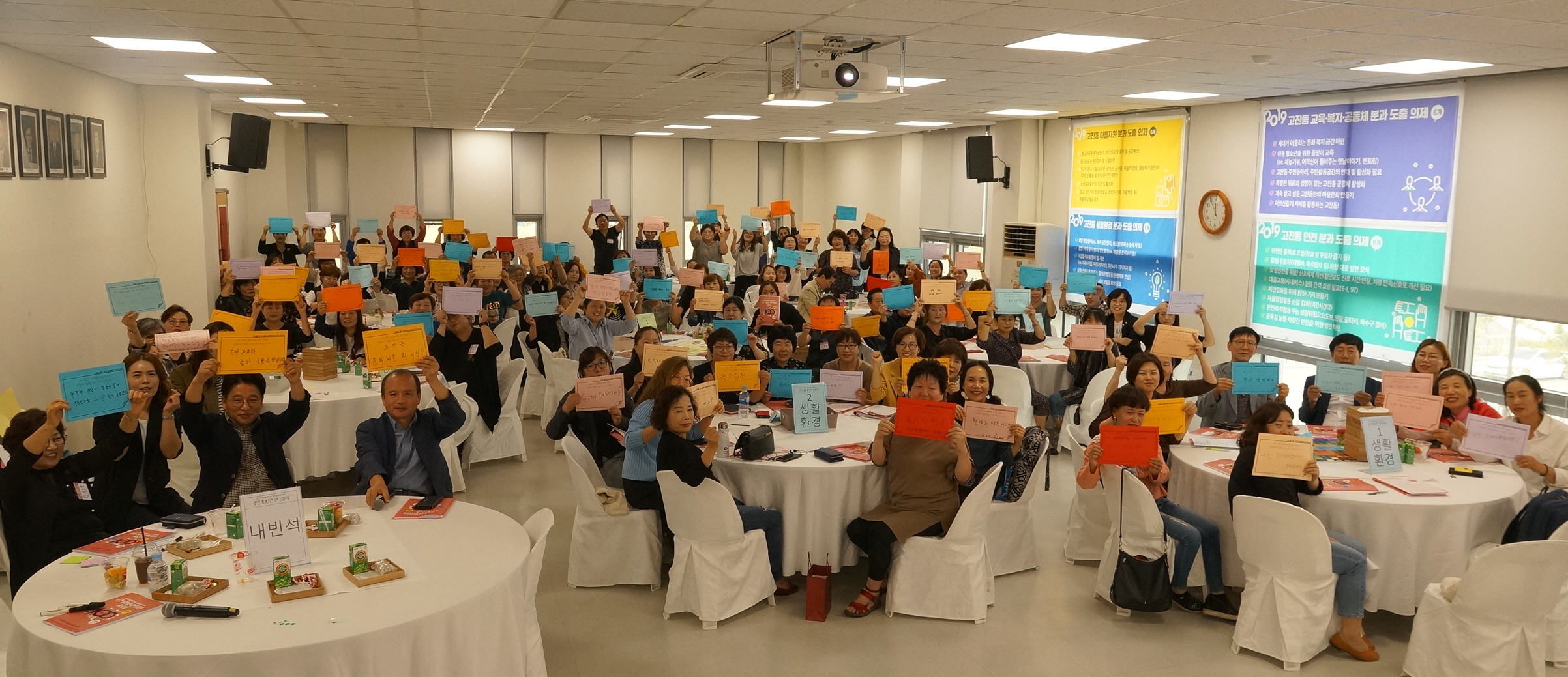 고잔동 마을계획실천단, 주민 100인 원탁회의 개최