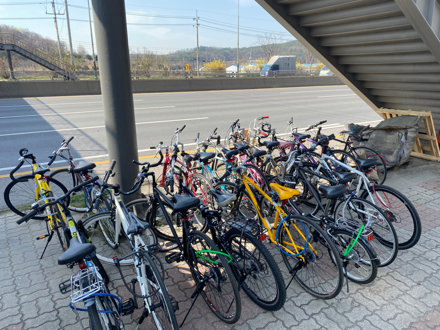 안산시, 테콤단지에 재생자전거 20대 기증