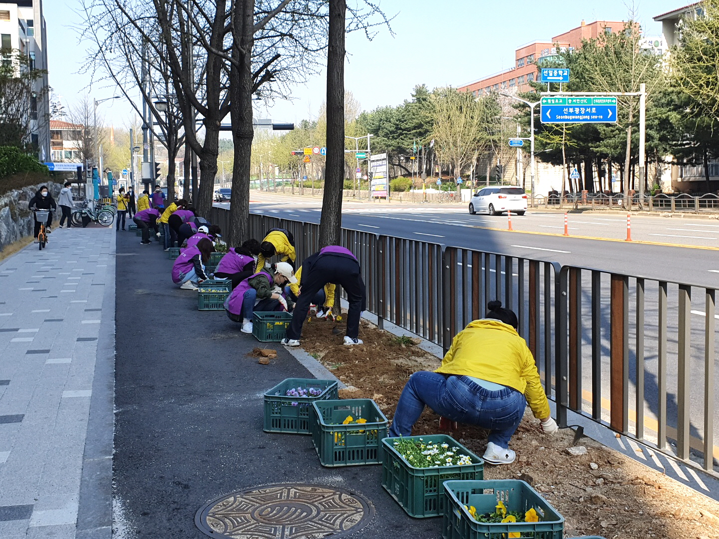 꽃향기 가득한 마을 선부1동으로 오세요~
