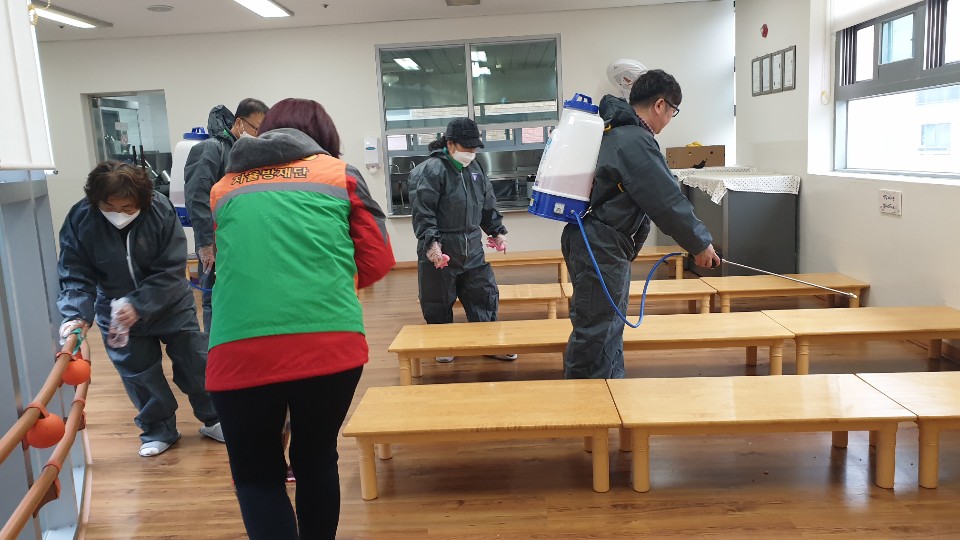 초지동, 코로나19 대비 긴급방역 실시