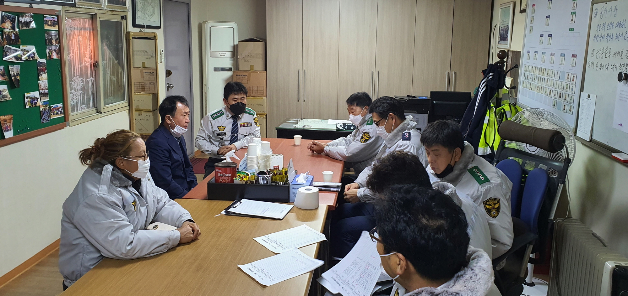 안산시 선부1동, 자율방범대 선부1지대와 간담회 개최