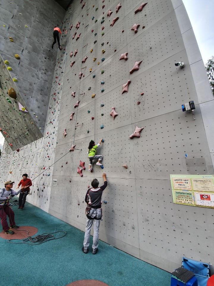 안산시 장애인체육회, 발달장애인 스포츠 클라이밍캠프 개최