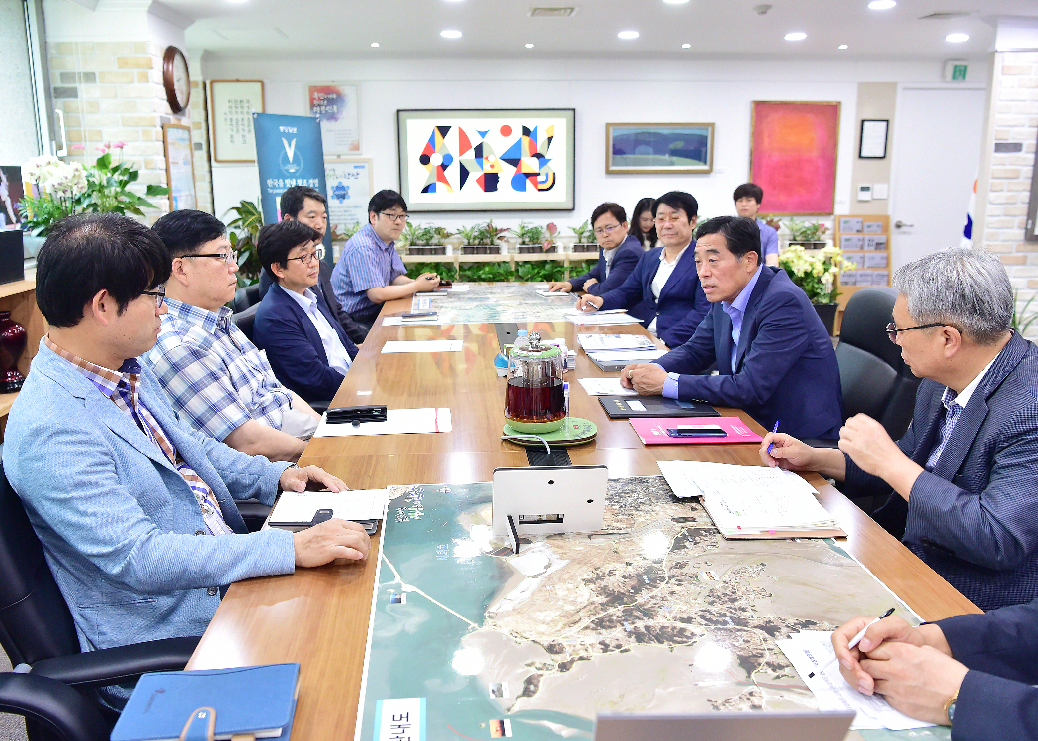 윤화섭 안산시장, 기업인사담당자들 만나 건의사항 청취