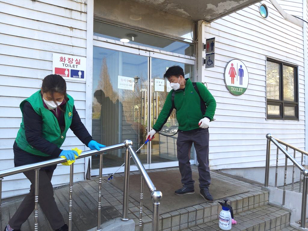 안산시 와동 새마을회, 지역 코로나19 방역활동 총력