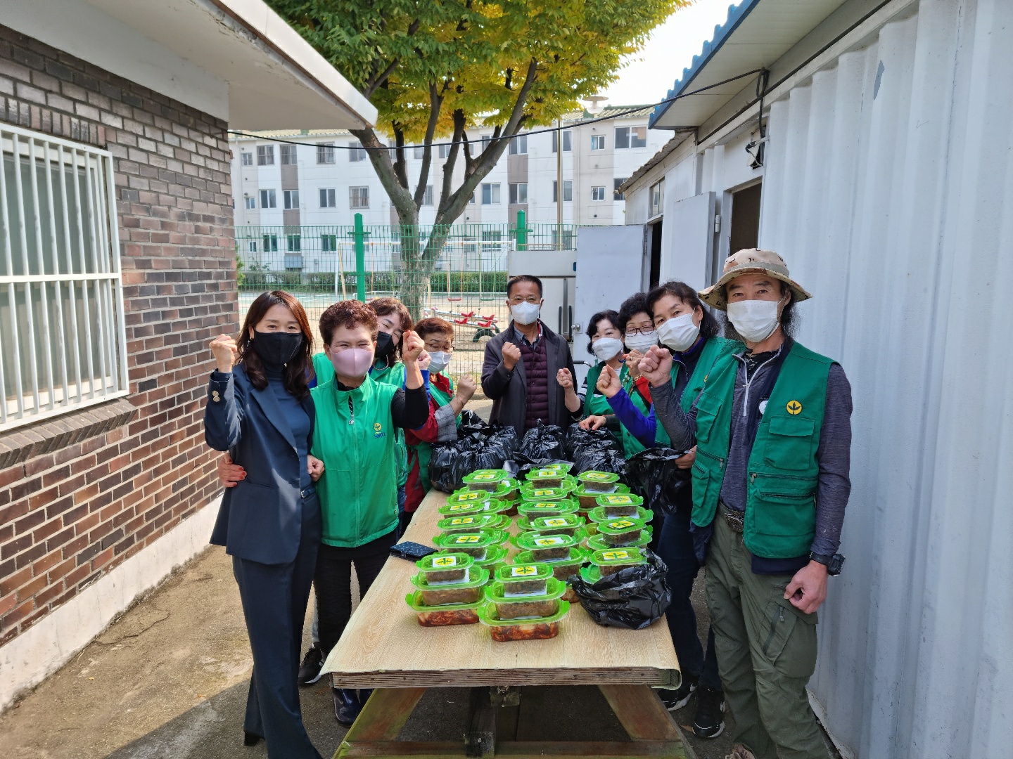 안산시 고잔동 새마을회, 사랑의 반찬 나눔