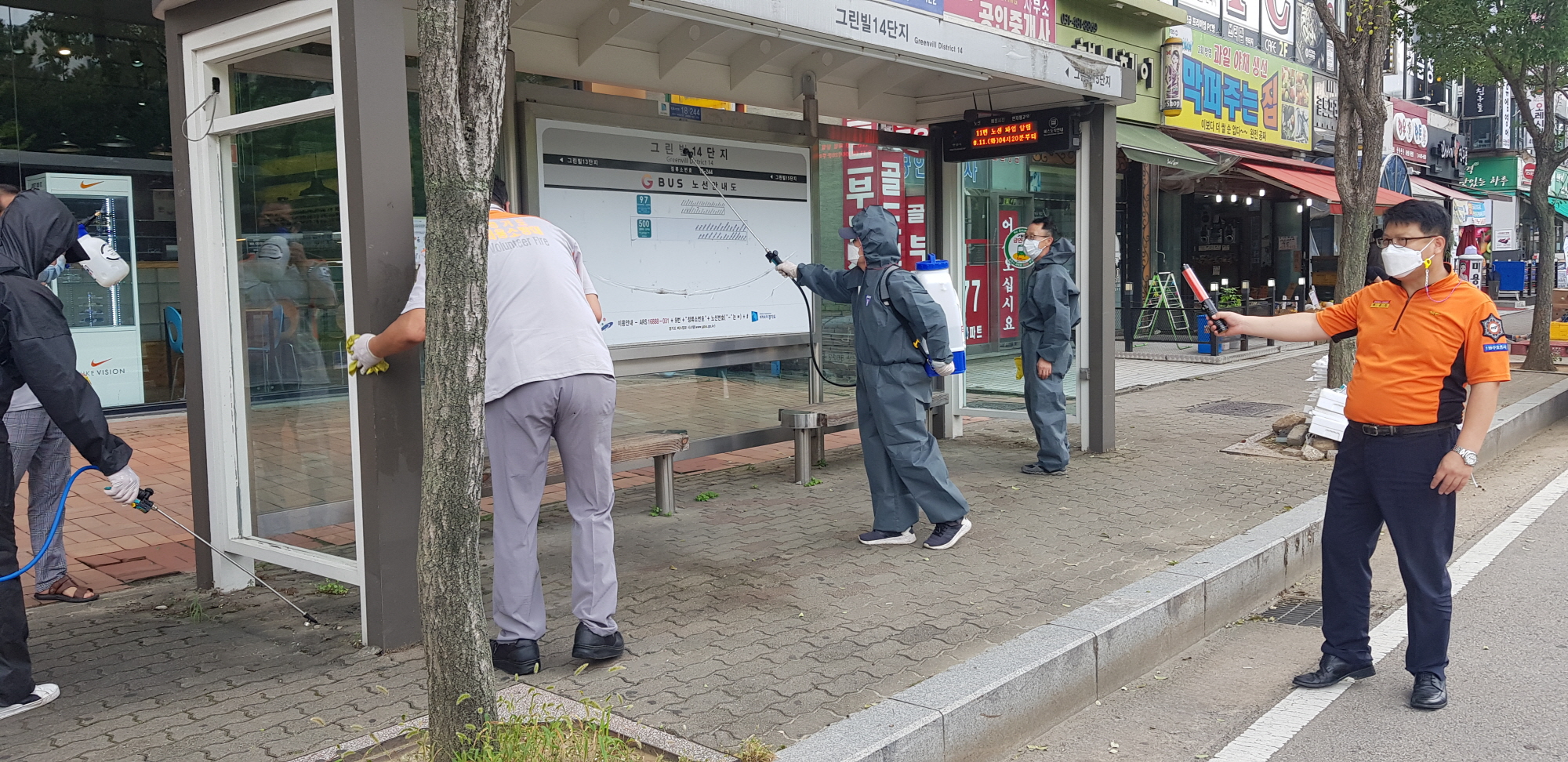 안산시 초지동, 지속적인 코로나19 방역 추진