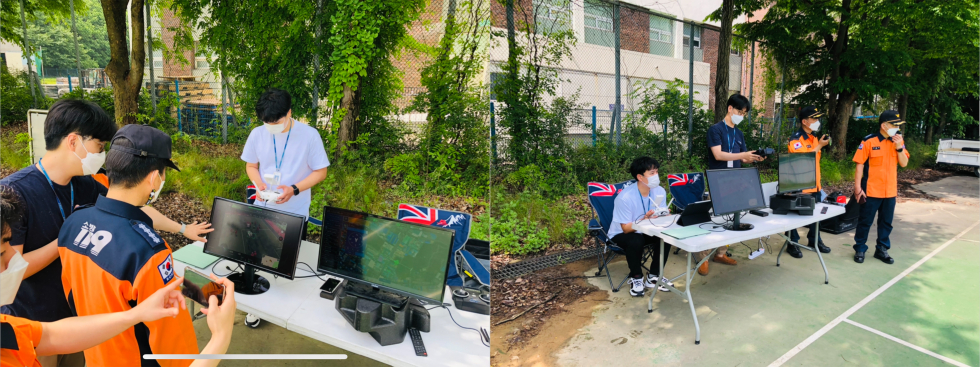 안산시, 산단 유해화학물질 누출사고 합동훈련 드론 지원