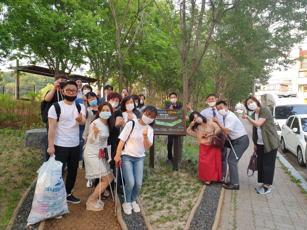 안산시 사동 주민자치위원회, 마을정원 대청소 추진