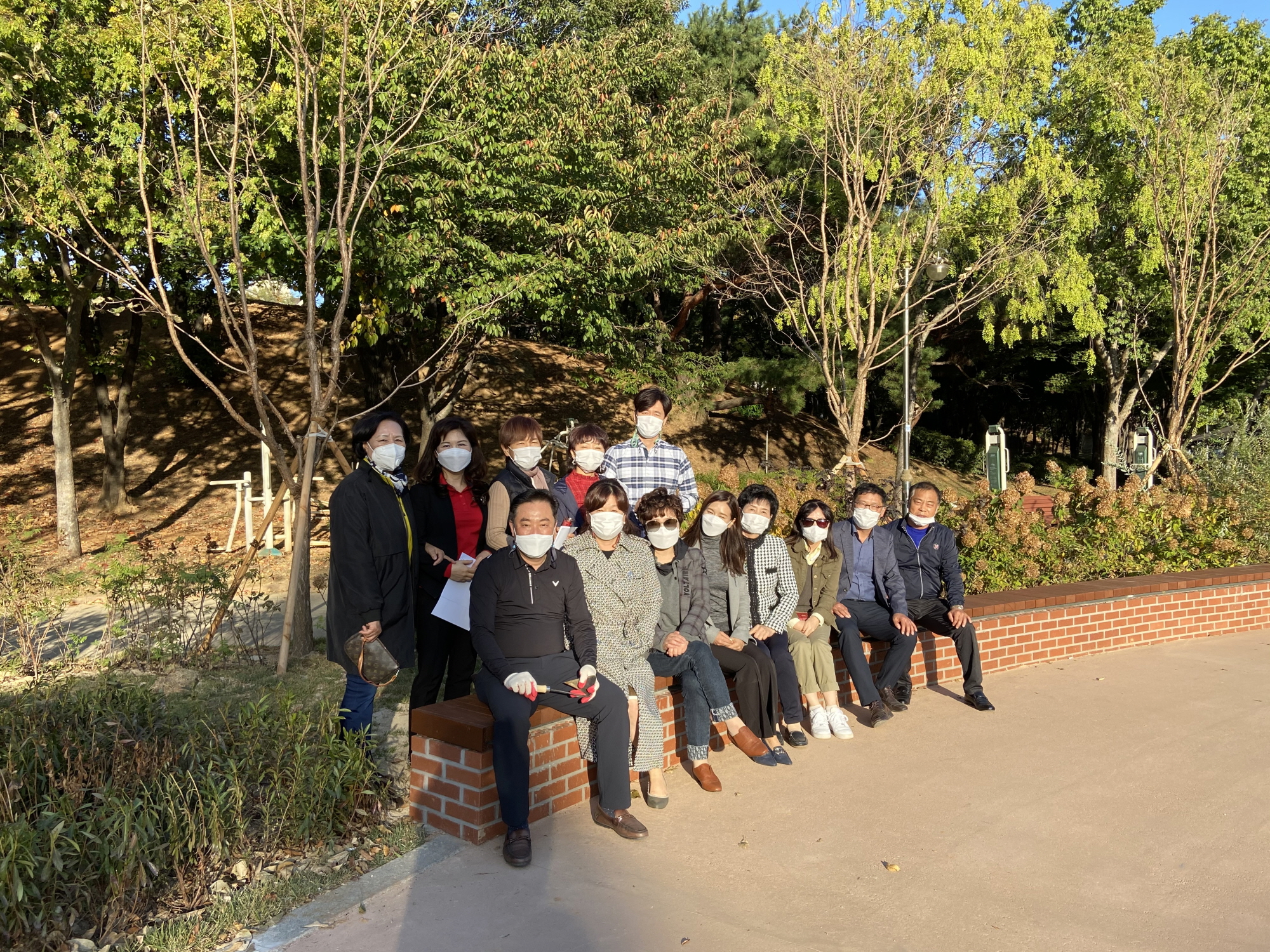 안산시 호수동 주민자치위원회, 커뮤니티 정원 정비