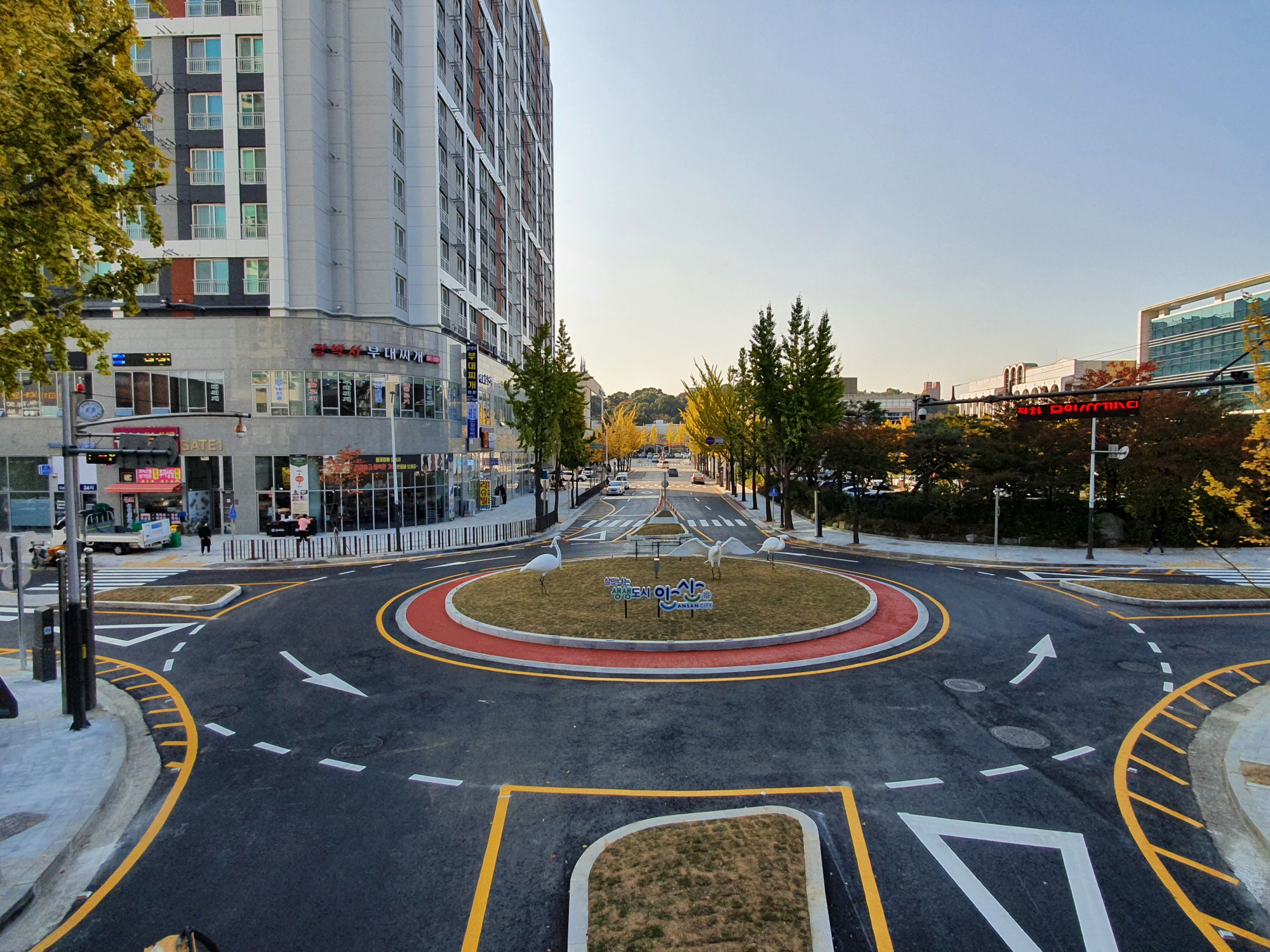안산시, 고잔동 한국전력사거리 회전교차로 개통