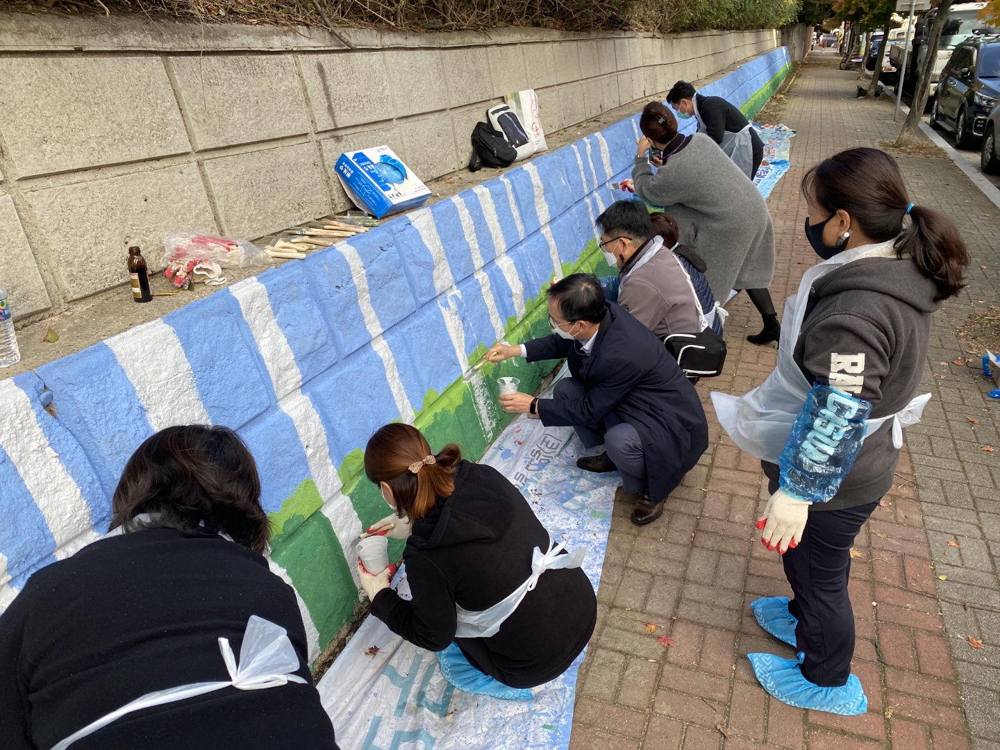 안산시 본오2동 마을만들기 벽화그리기 사업 성료