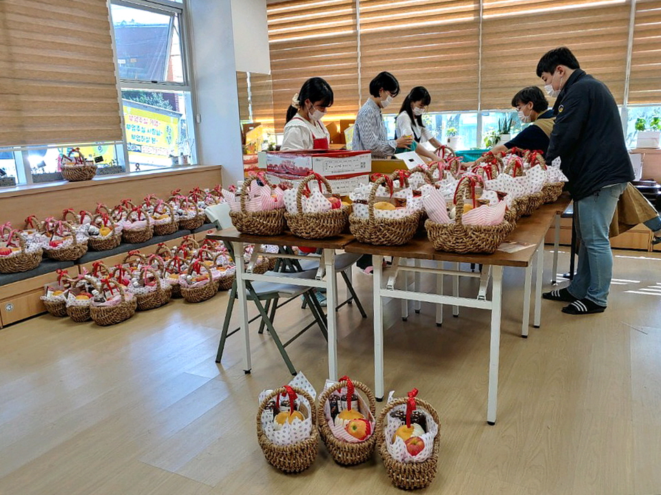 안산시 선부종합사회복지관, 명절안부키트 후원