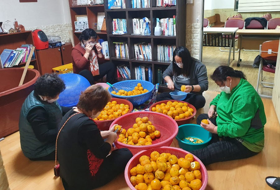 사이동 지역사회보장협의체, 수제 유자청 나눔사업 추진
