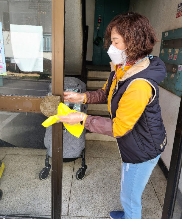 안산시 고잔동 통장협의회, 코로나19 방역활동 지속