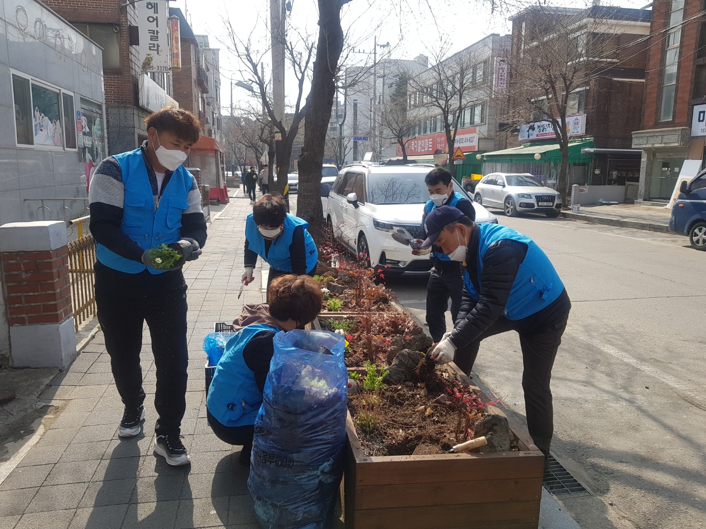 선부3동 선녀마을, 봄꽃으로 봄향기와 봄기운 전해