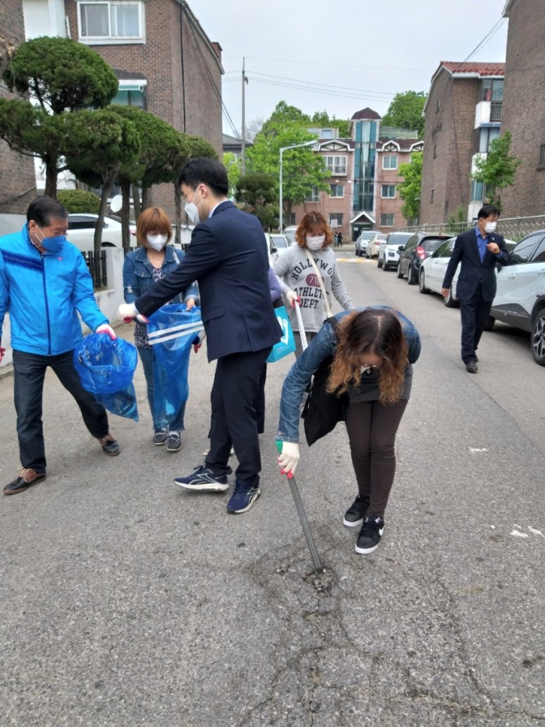 안산시 고잔동, 환경정화활동 및 코로나19 방역 철저 홍보