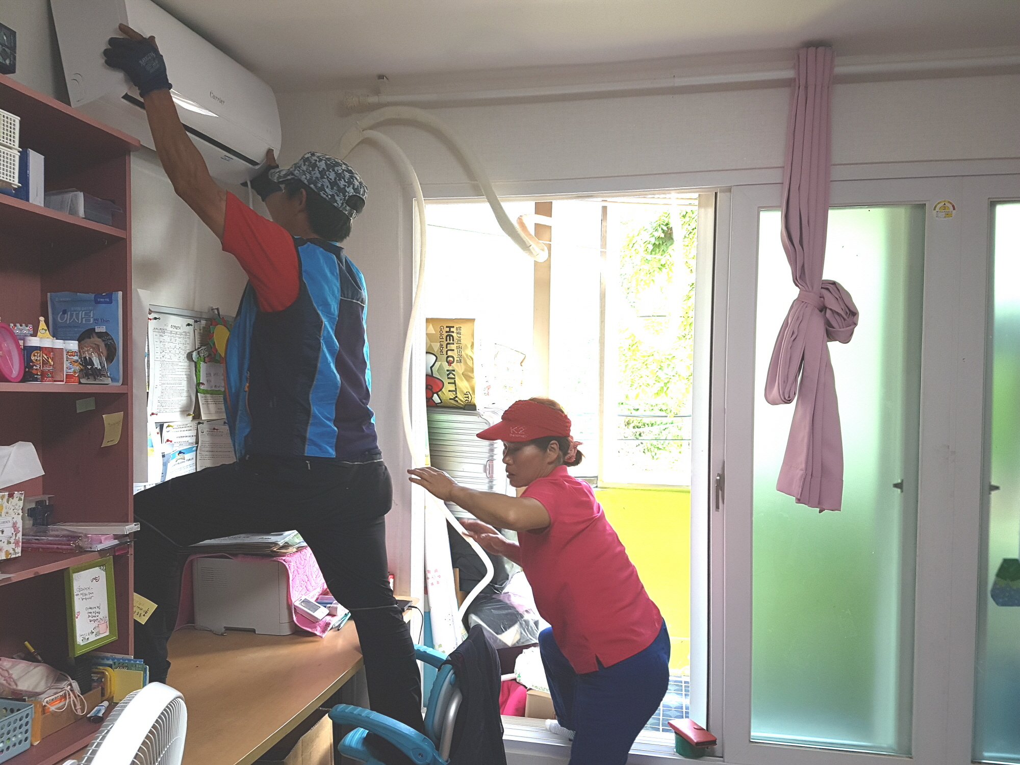 사이동 지역사회보장협의체  폭염대비 시원한 여름맞이 냉방기 지원