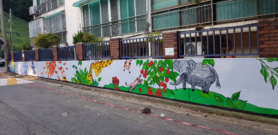 고잔동 지역사회보장협의체, 마을환경개선 벽화프로젝트