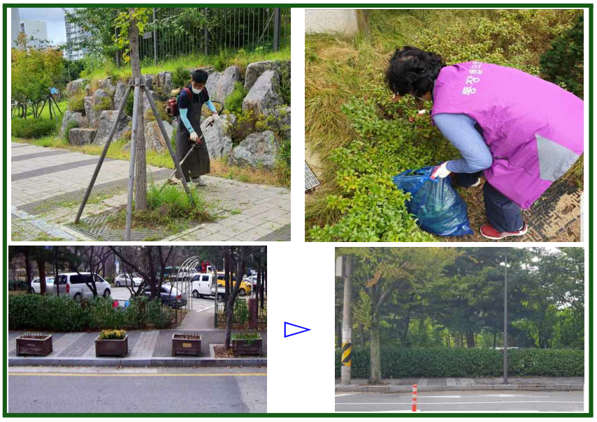 안산시 성포동, 코로나19 극복 및 추석맞이 환경정비 실시