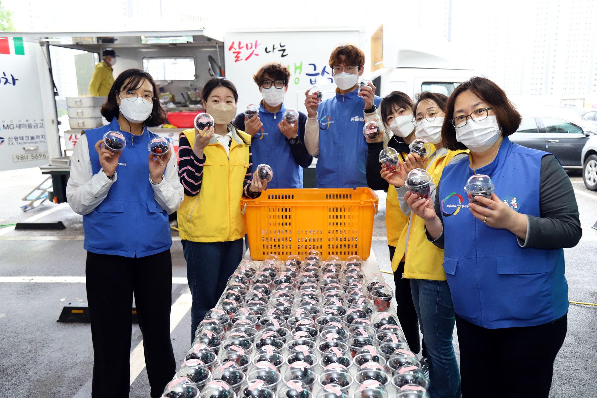 안산시자원봉사센터 기업통합봉사단, 짜장밥 나눔 행사