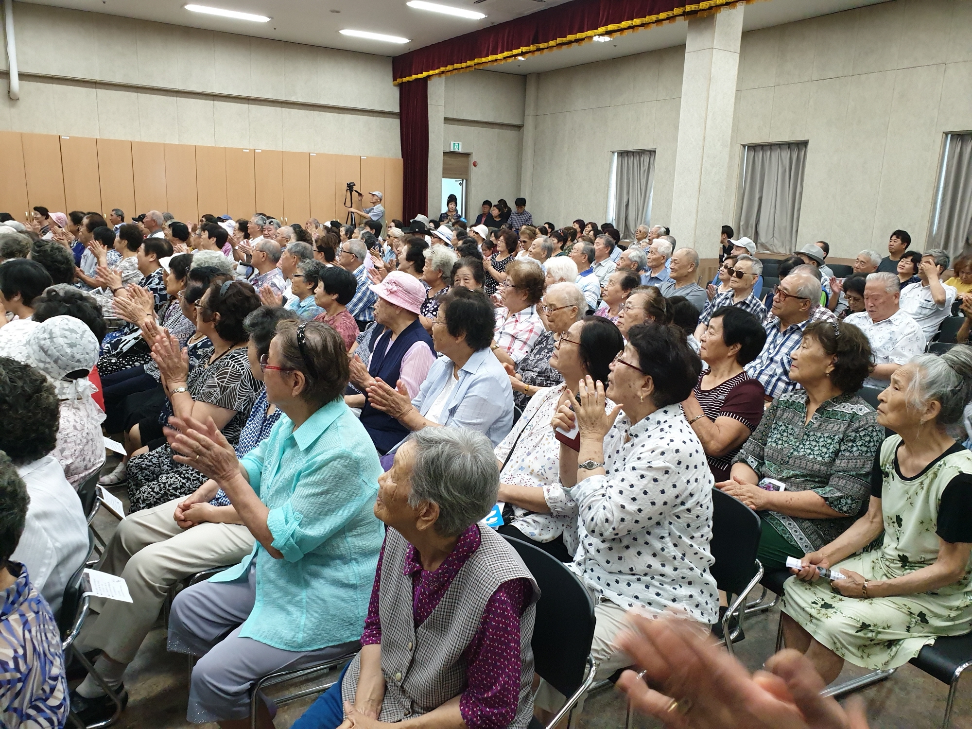 해양동, 고향마을 어르신과 즐거운 여름나기