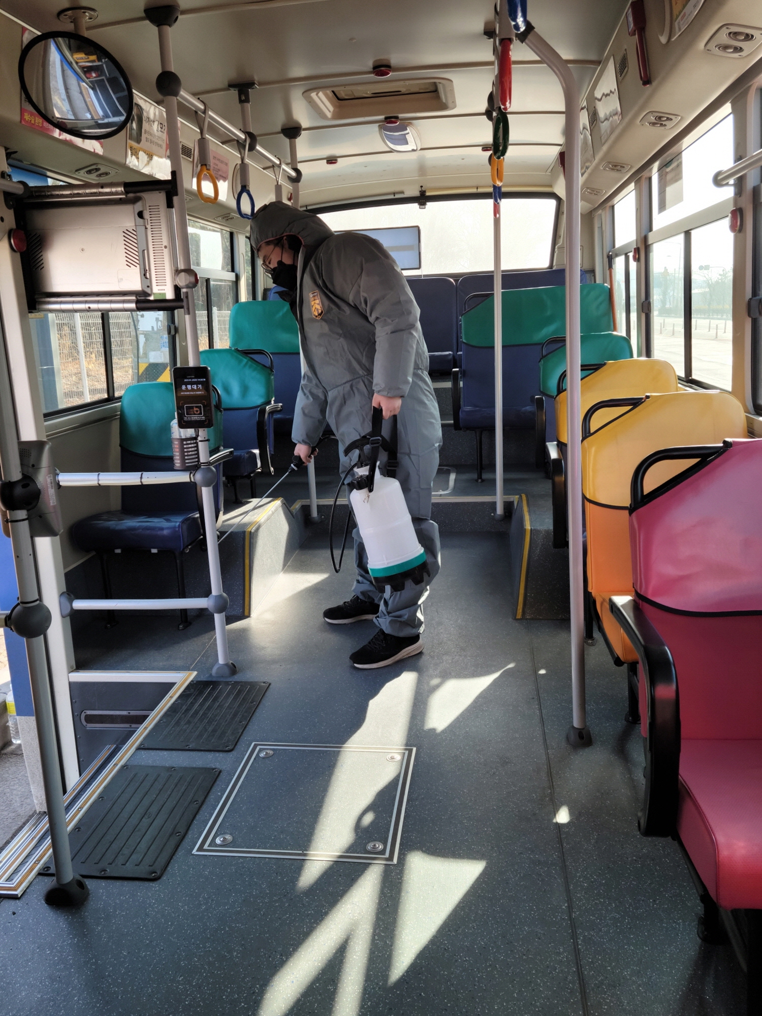 안산시, 안전한 설 연휴 위해 대중교통 특별방역