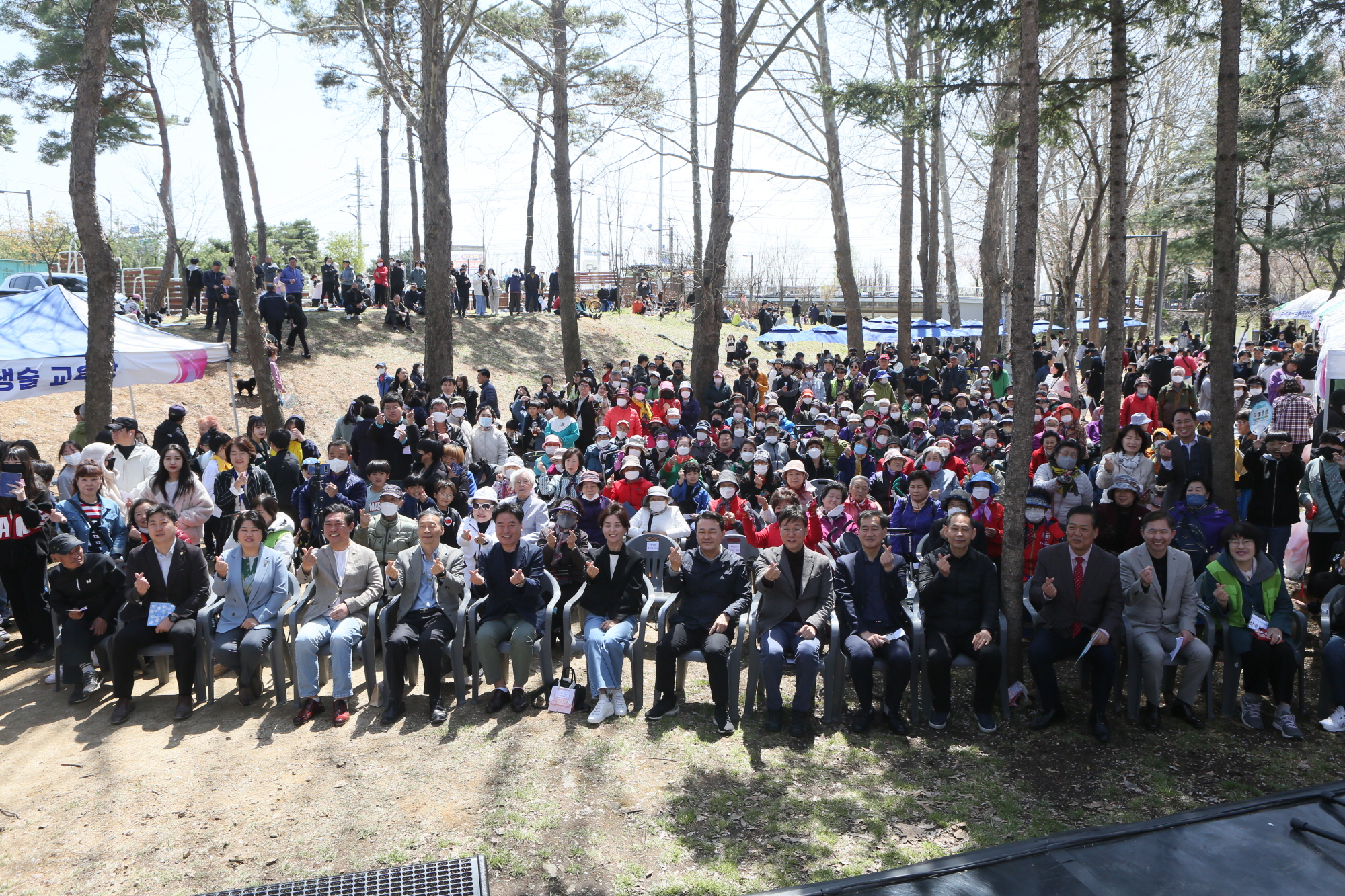 안산시 사이동, 벚꽃 축제 성황리에 개최
