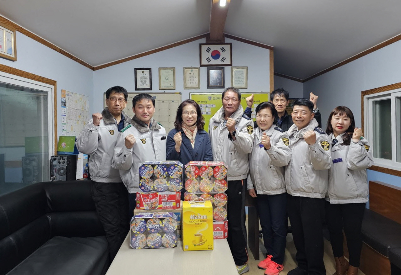 안산시 본오2동, 자율방범대 본오2지대 격려 방문