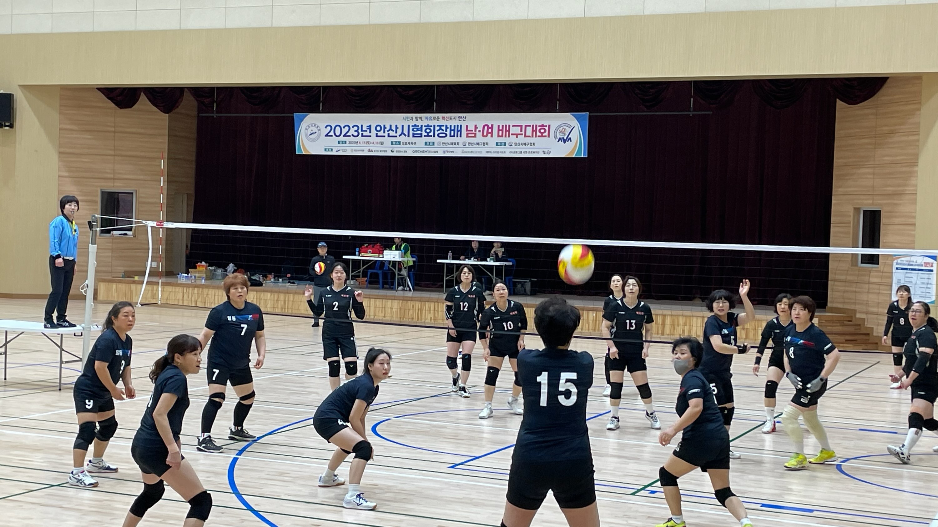 안산시 백운동 어머니배구단, 안산시협회장배 배구대회 우승