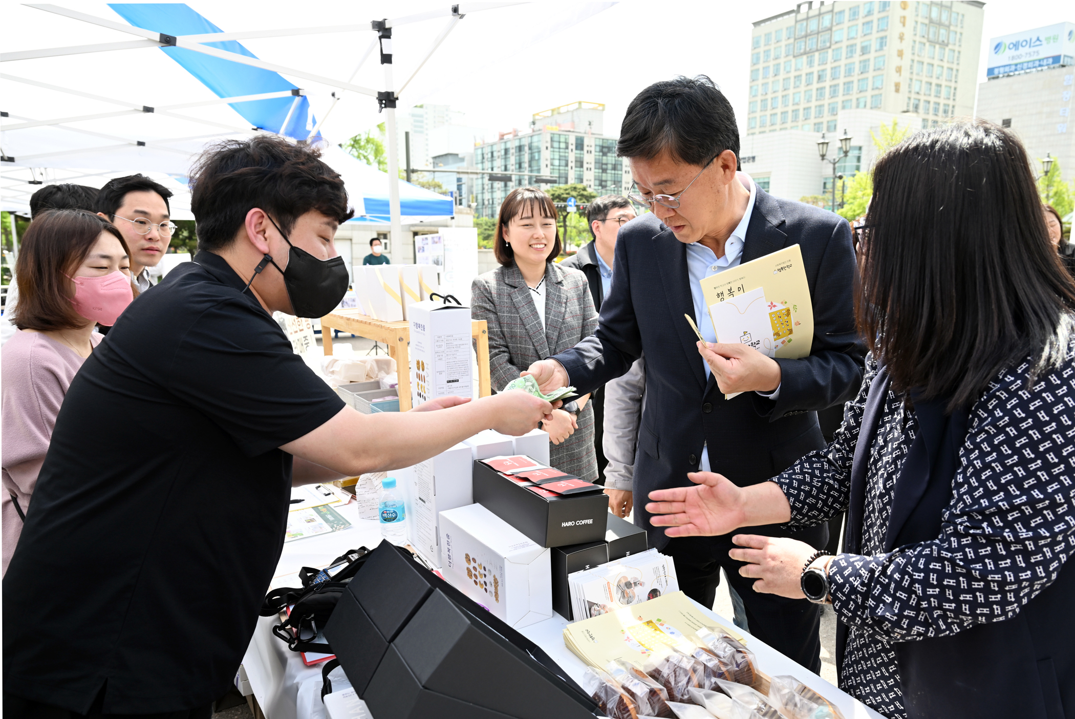 안산시, 장애인 직업 재활 시설 생산품 홍보 판매 행사 개최