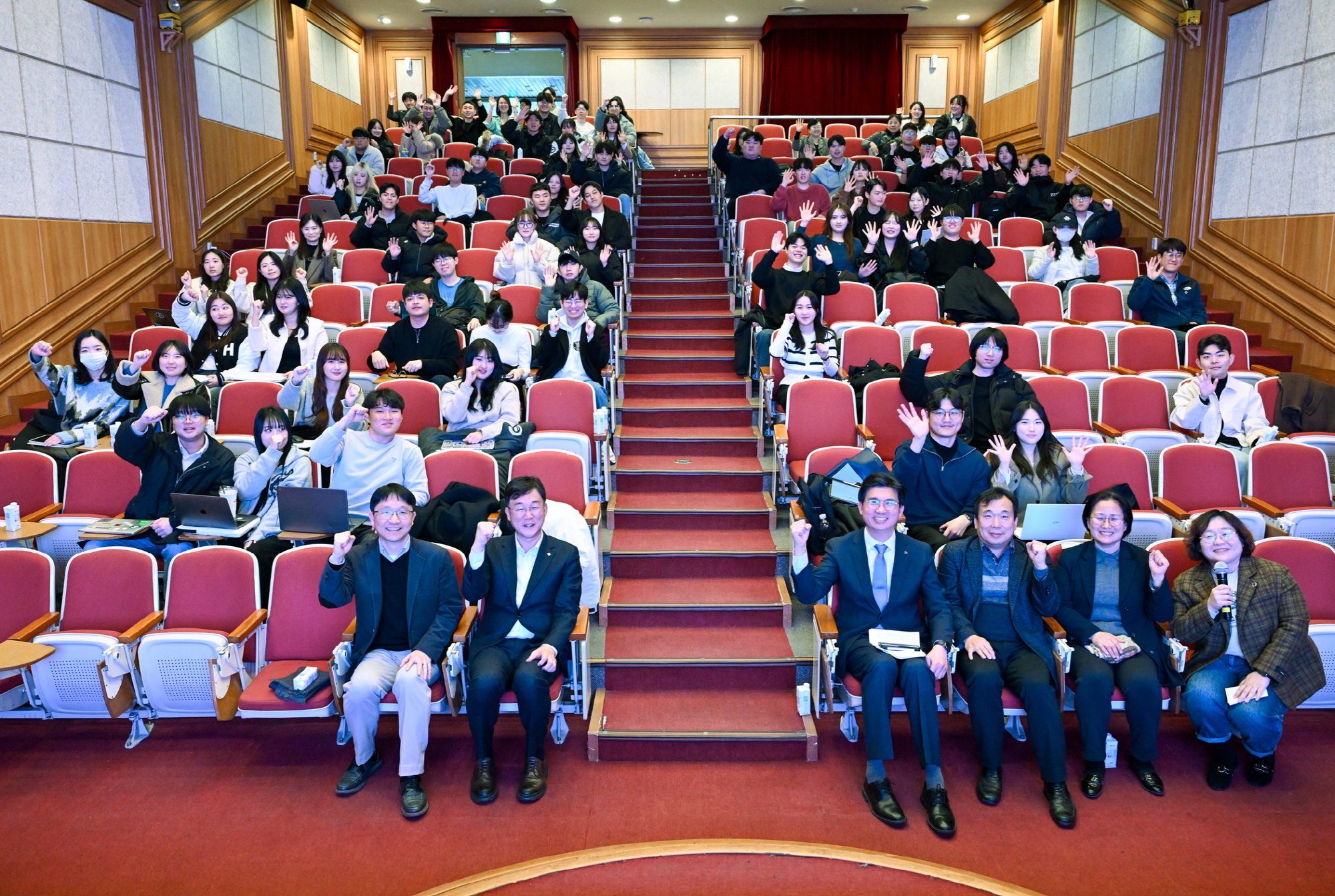 이민근 안산시장, 한양대 ERICA 학생들과 간담회… SDGs 강연자로 나서