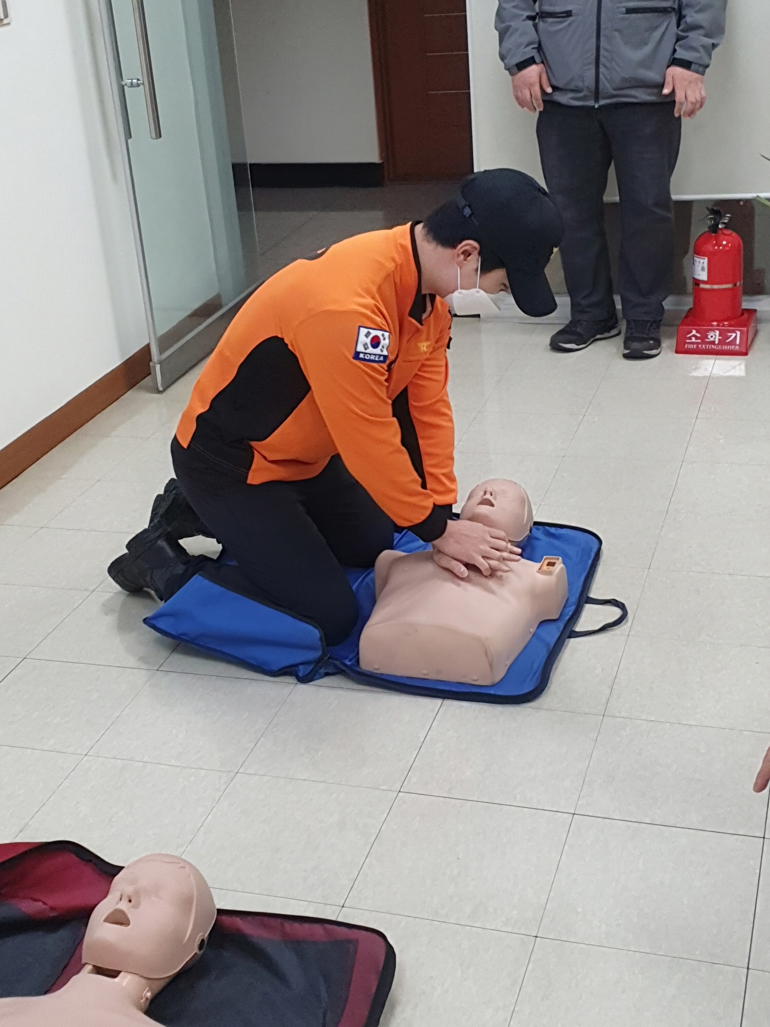 안산시도시정보센터, 사동119안전센터와 합동소방훈련