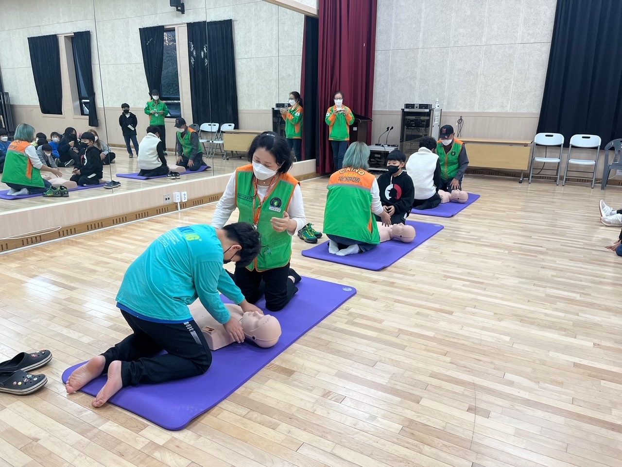 안산시 대부동, 어린이와 함께하는 심폐소생술 교육 실시