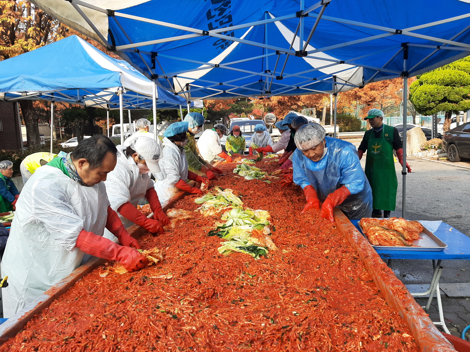 안산시 부곡동 새마을지도자협의회, 사랑의 김장나눔 행사