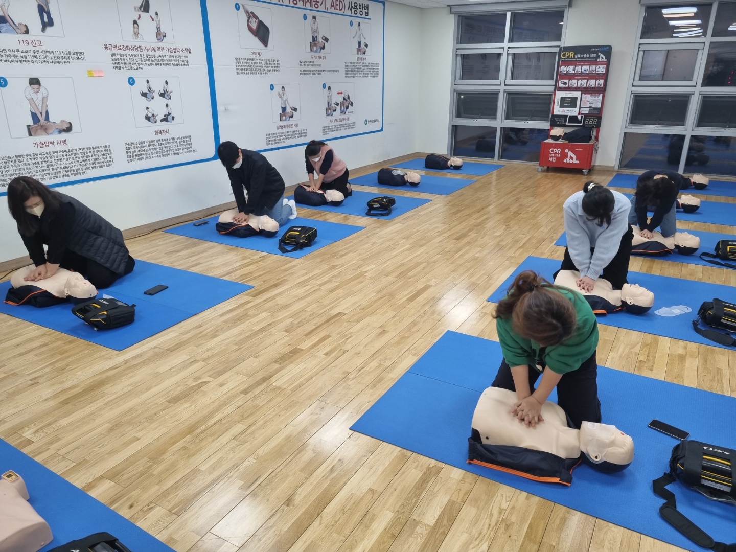 안산시단원보건소, 시민 생명구하기 앞장…직원 심폐소생술 교육실시