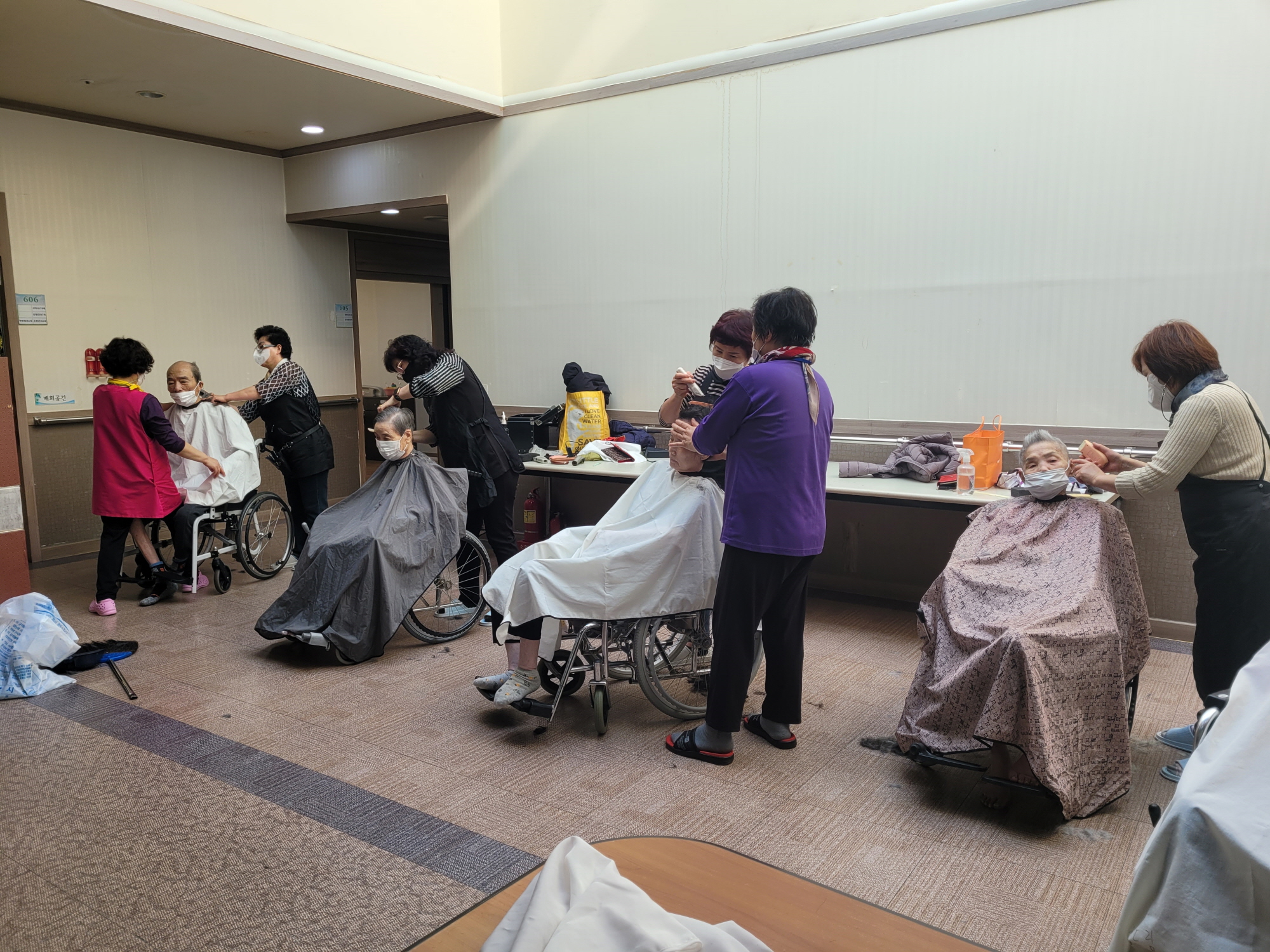 대한미용사회중앙회 안산 단원구지부, 어르신 대상 미용 재능기부 봉사