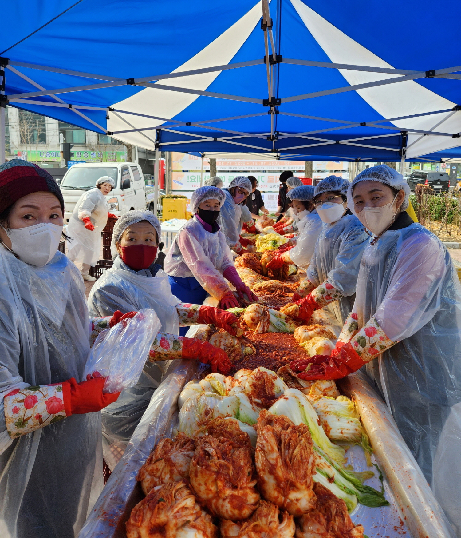 안산시 사동, 사랑의 김장김치 나눔 행사