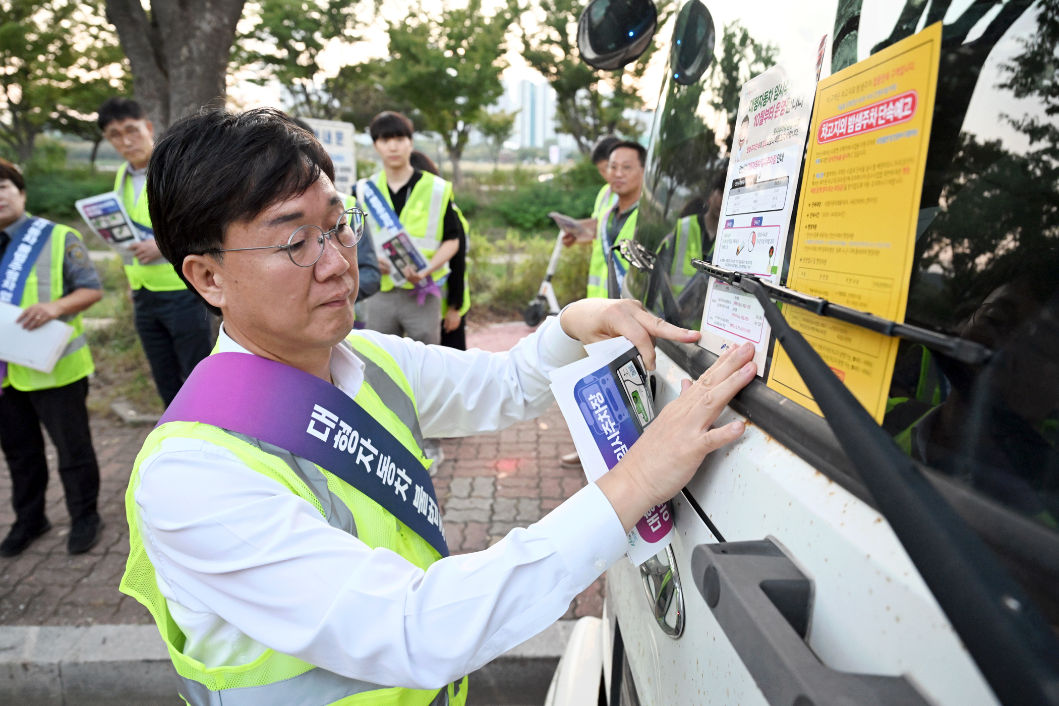 안산시, 대형 車 임시주차장 조성 마쳐… 불법주차 근절 총력전