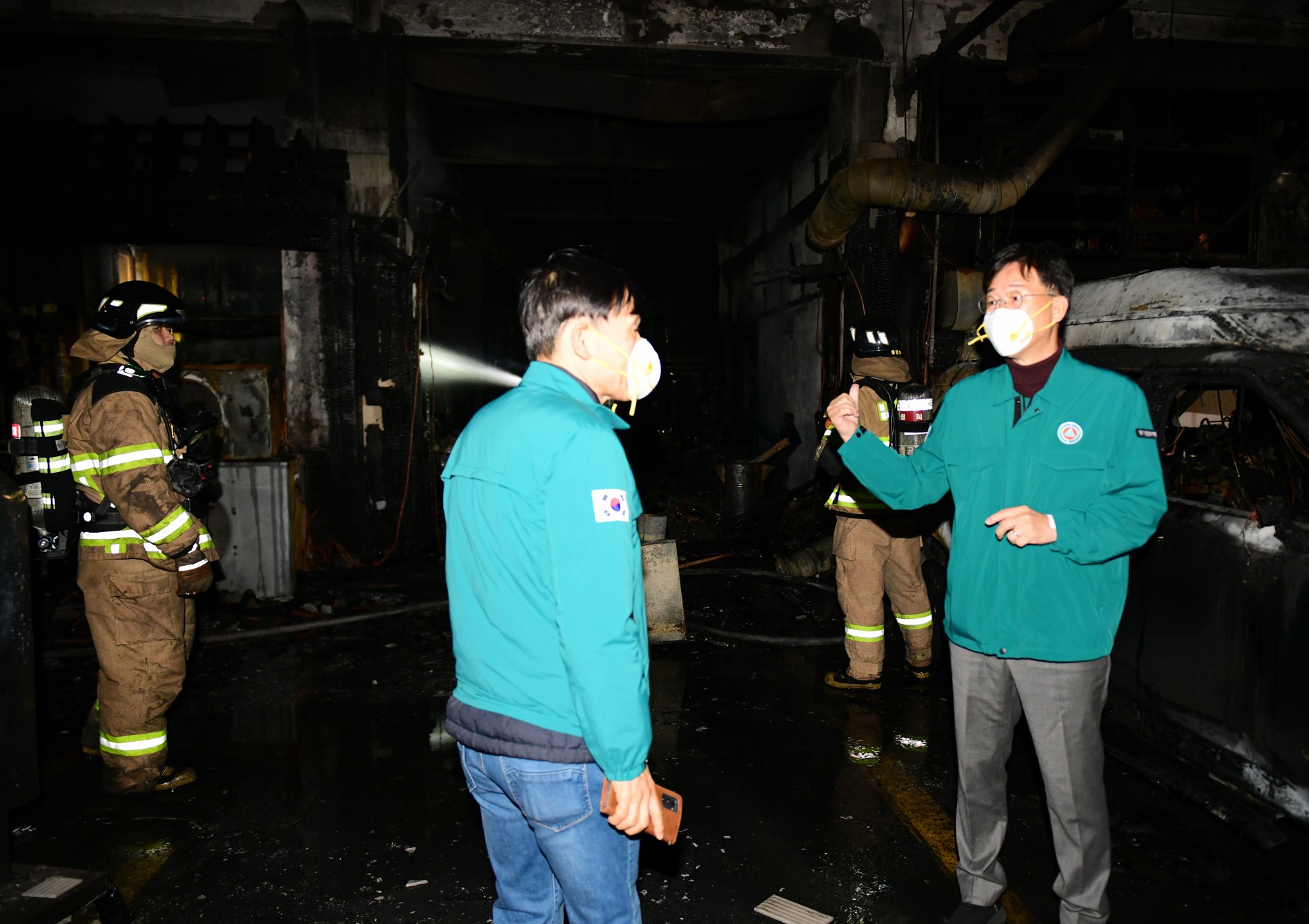 이민근 안산시장, 중앙동 화재 현장 긴급 점검…‘피해자 회복 총력’